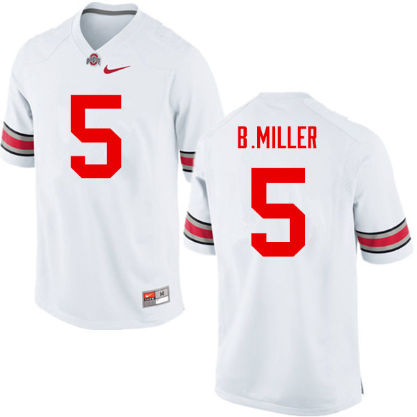 Ohio State Buckeyes #5 Braxton Miller College Football Jerseys Game-White